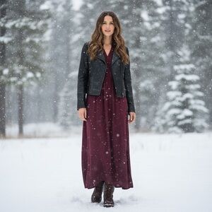 Kenneth Cole Vintage Black Leather Jacket